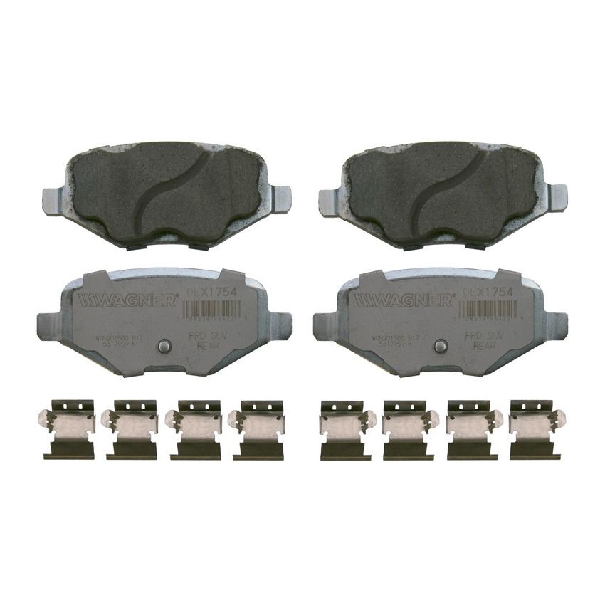 Wagner Brake OEX1754 OEX Disc Brake Pad Set Premium Ceramic
