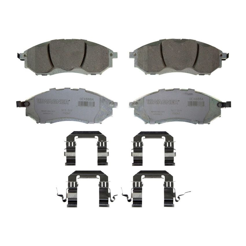 Wagner Brake OEX888A OEX Disc Brake Pad Set Premium Ceramic