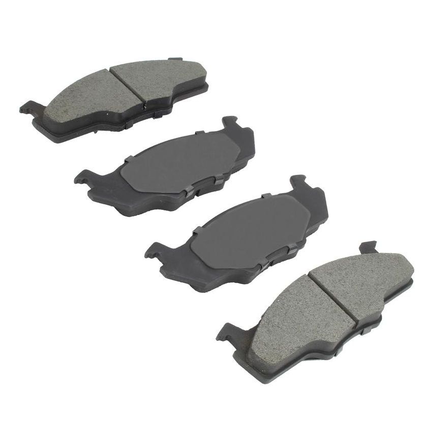 MPA 1001-0158M Quality-Built Premium Semi-Metallic Brake Pads