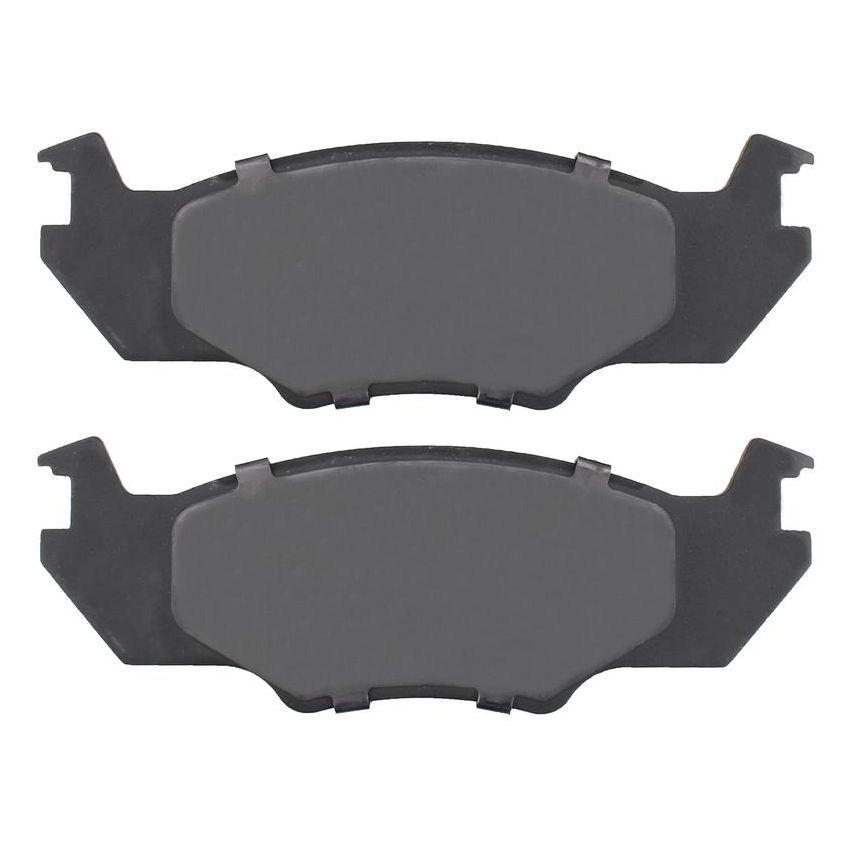 MPA 1001-0158M Quality-Built Premium Semi-Metallic Brake Pads