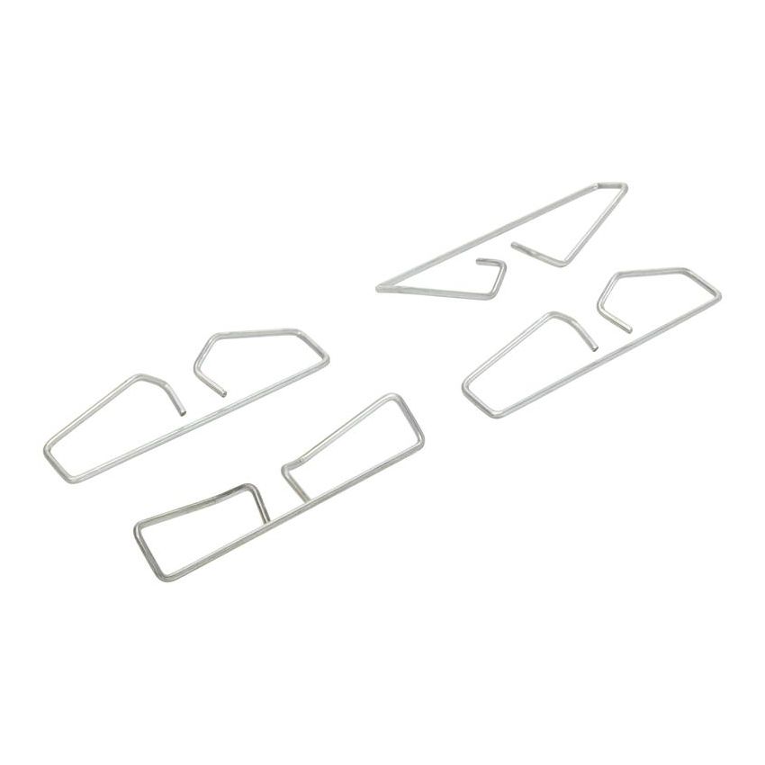 MPA 1001-0203M Quality-Built Premium Semi-Metallic Brake Pads w/ Hardware