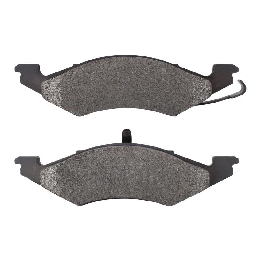MPA 1001-0257M Quality-Built Premium Semi-Metallic Brake Pads w/ Hardware