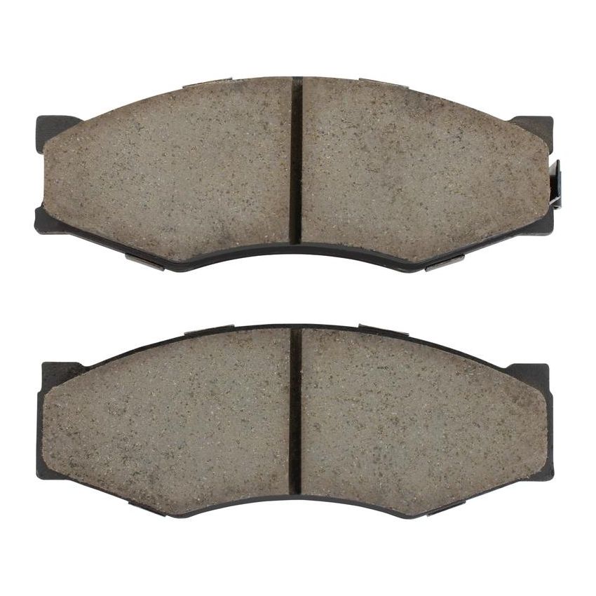 MPA 1001-0266M Quality-Built Premium Semi-Metallic Brake Pads w/ Hardware