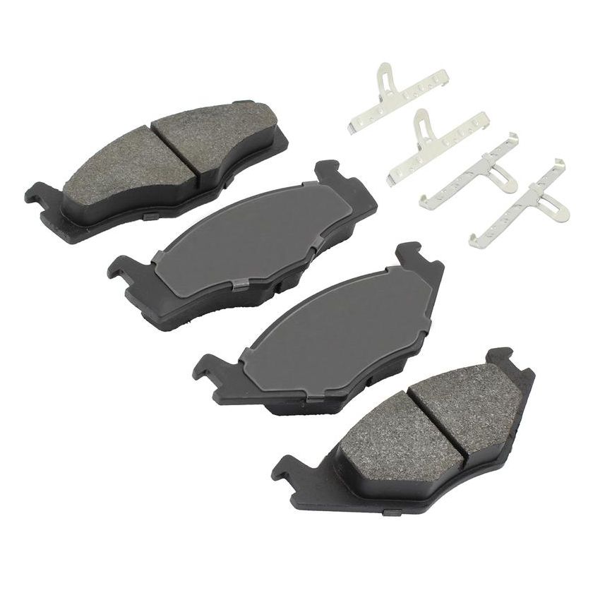 MPA 1001-0280M Quality-Built Premium Semi-Metallic Brake Pads w/ Hardware