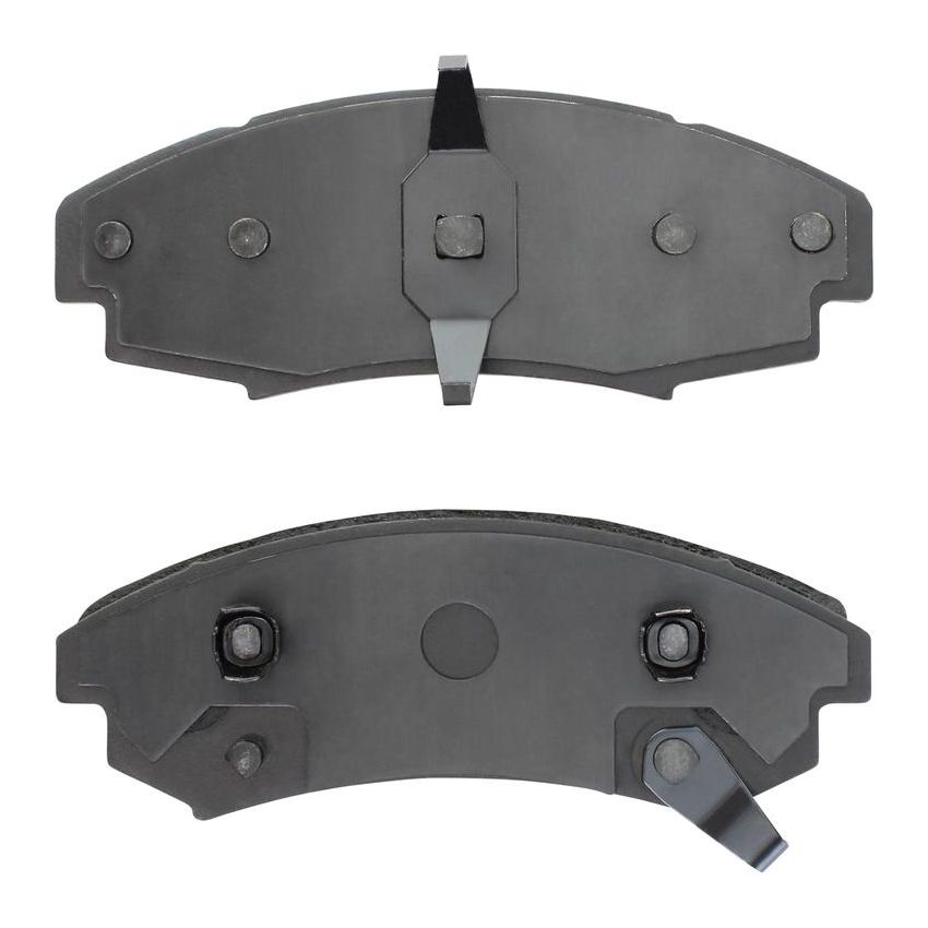 MPA 1001-0353M Quality-Built Premium Semi-Metallic Brake Pads w/ Hardware