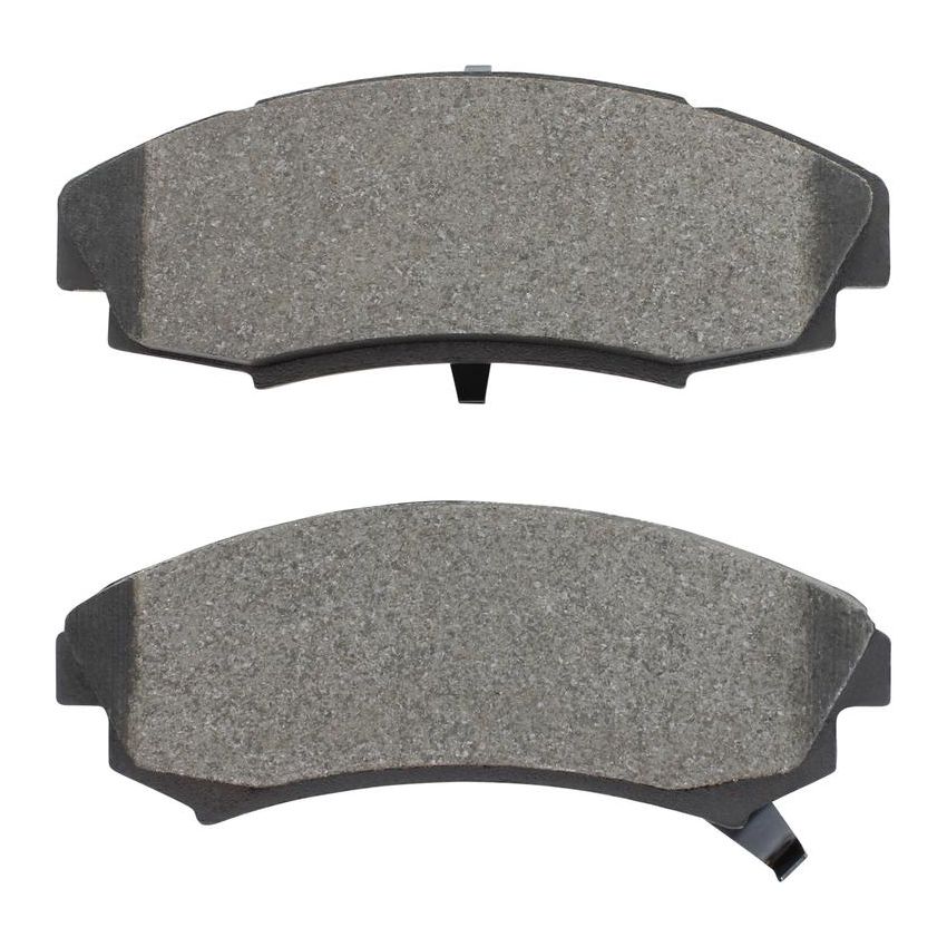 MPA 1001-0353M Quality-Built Premium Semi-Metallic Brake Pads w/ Hardware