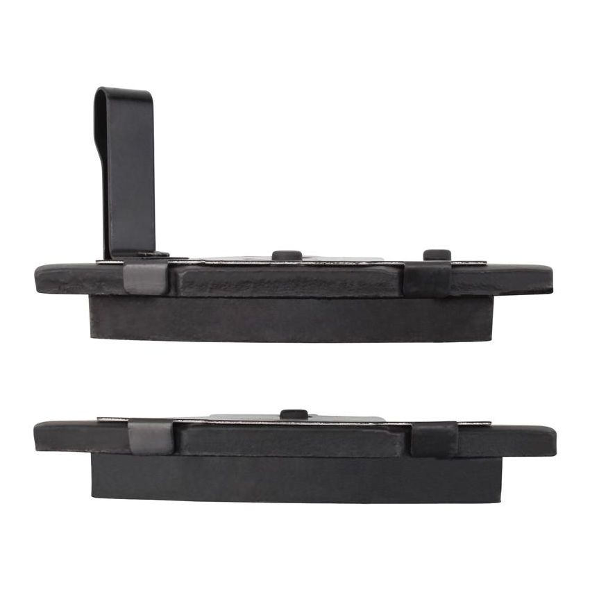 MPA 1001-0374M Quality-Built Premium Semi-Metallic Brake Pads w/ Hardware