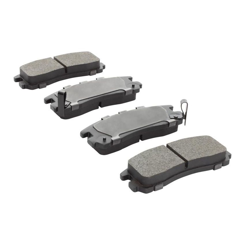 MPA 1001-0383AC Quality-Built Premium Ceramic Brake Pads w/ Hardware