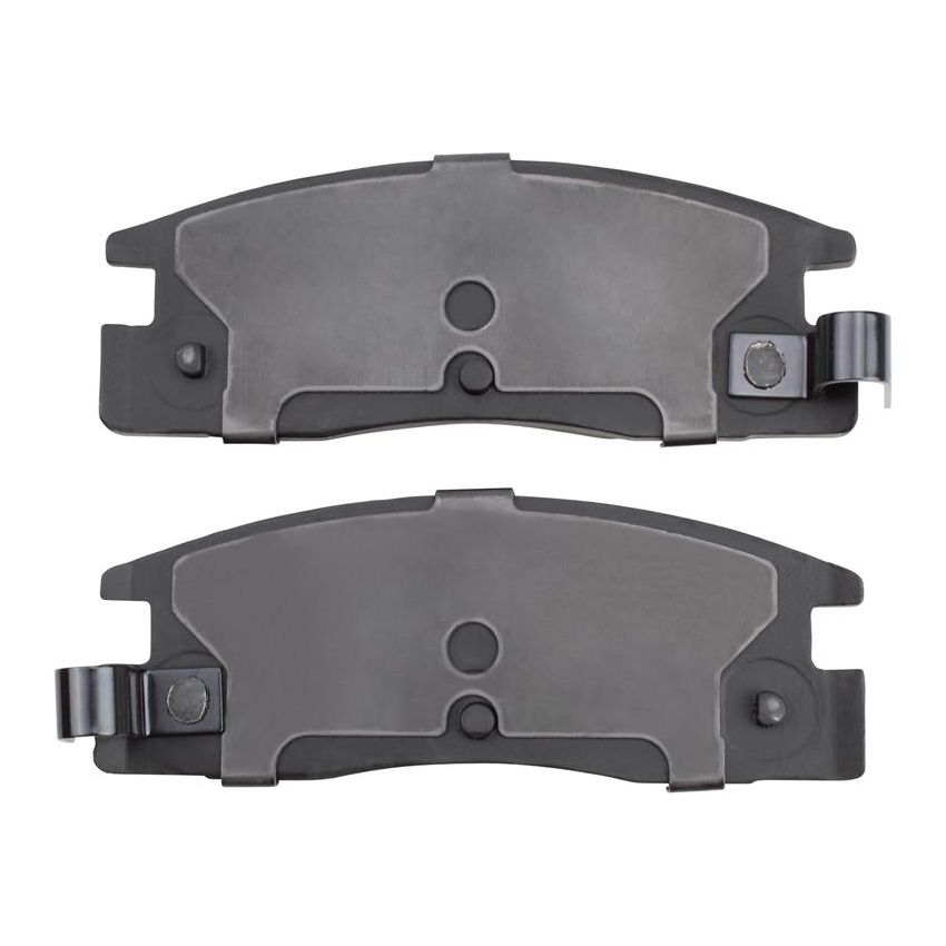 MPA 1001-0398M Quality-Built Premium Semi-Metallic Brake Pads w/ Hardware