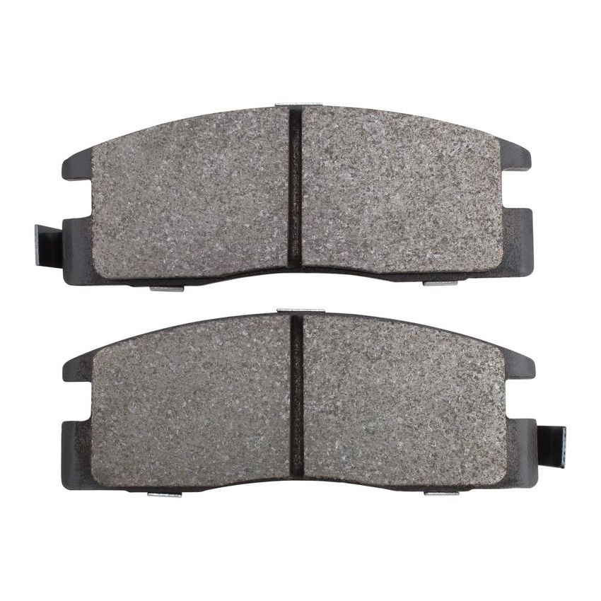 MPA 1001-0398M Quality-Built Premium Semi-Metallic Brake Pads w/ Hardware