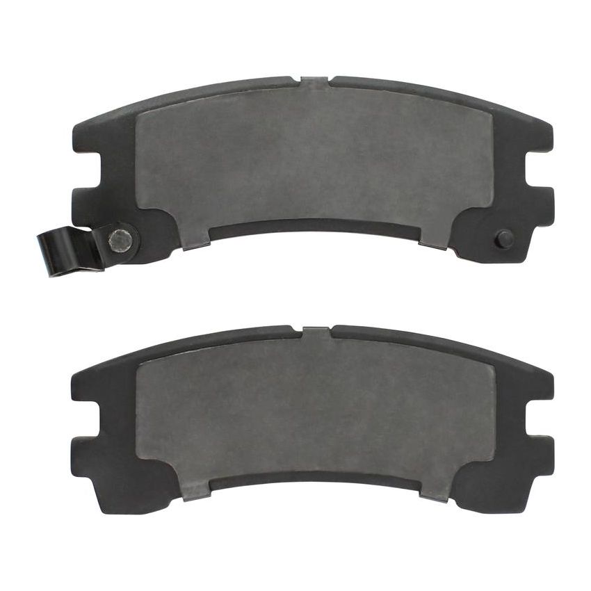 MPA 1001-0401M Quality-Built Premium Semi-Metallic Brake Pads w/ Hardware