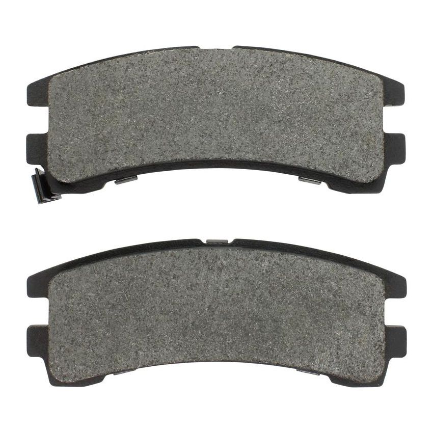 MPA 1001-0401M Quality-Built Premium Semi-Metallic Brake Pads w/ Hardware