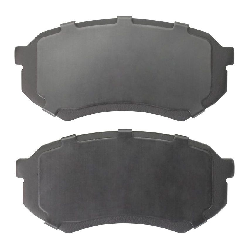 MPA 1001-0433M Quality-Built Premium Semi-Metallic Brake Pads w/ Hardware