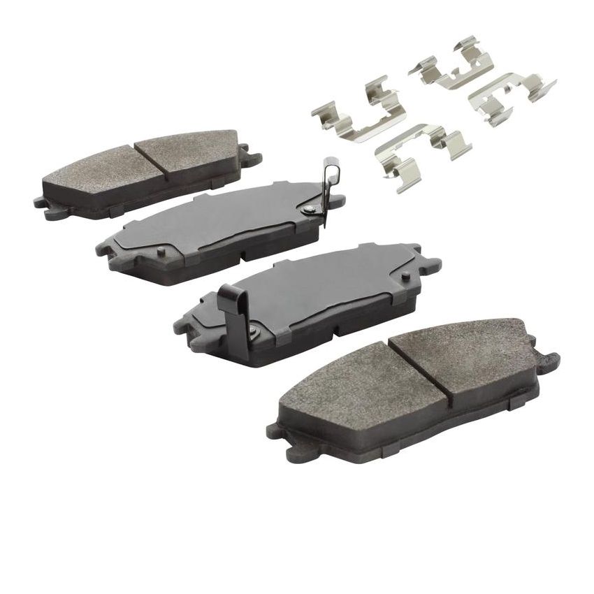 MPA 1001-0440M Quality-Built Premium Semi-Metallic Brake Pads w/ Hardware