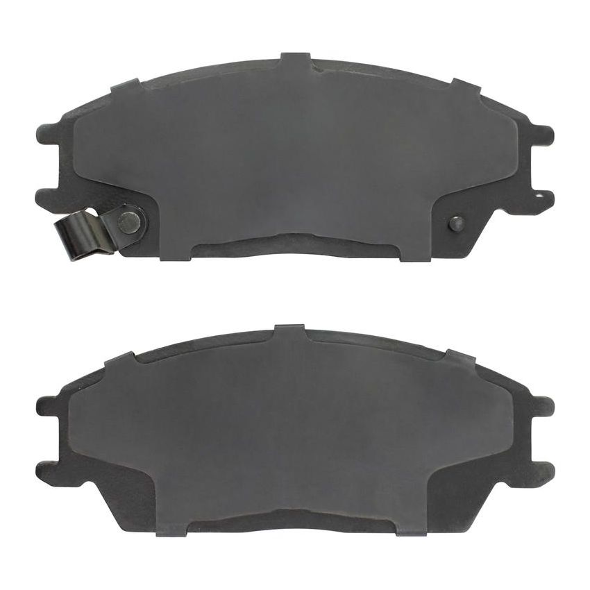 MPA 1001-0440M Quality-Built Premium Semi-Metallic Brake Pads w/ Hardware