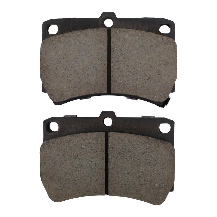 MPA 1001-0466M Quality-Built Premium Semi-Metallic Brake Pads w/ Hardware