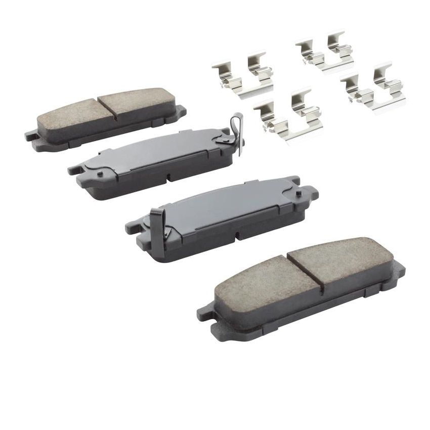 MPA 1001-0471M Quality-Built Premium Semi-Metallic Brake Pads w/ Hardware
