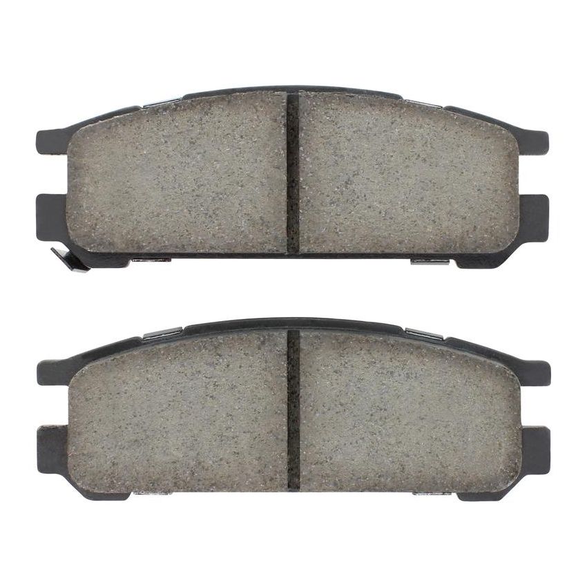 MPA 1001-0471M Quality-Built Premium Semi-Metallic Brake Pads w/ Hardware