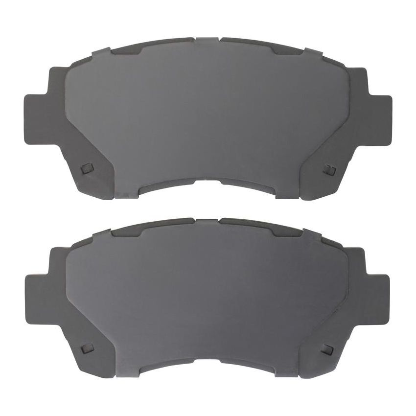 MPA 1001-0476M Quality-Built Premium Semi-Metallic Brake Pads w/ Hardware