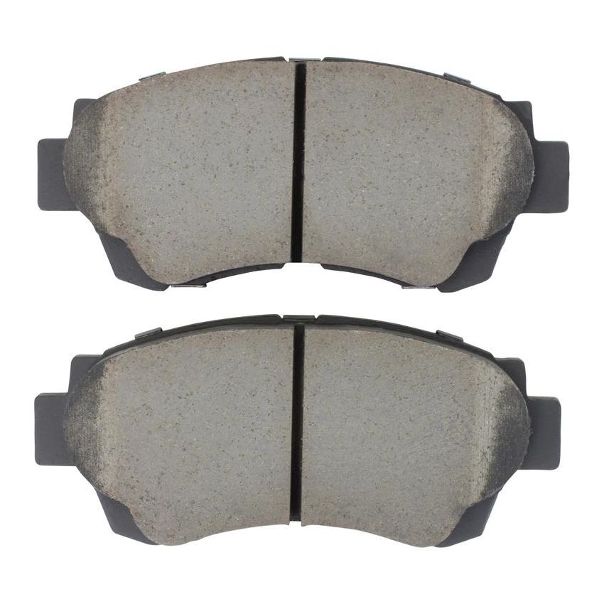 MPA 1001-0476M Quality-Built Premium Semi-Metallic Brake Pads w/ Hardware