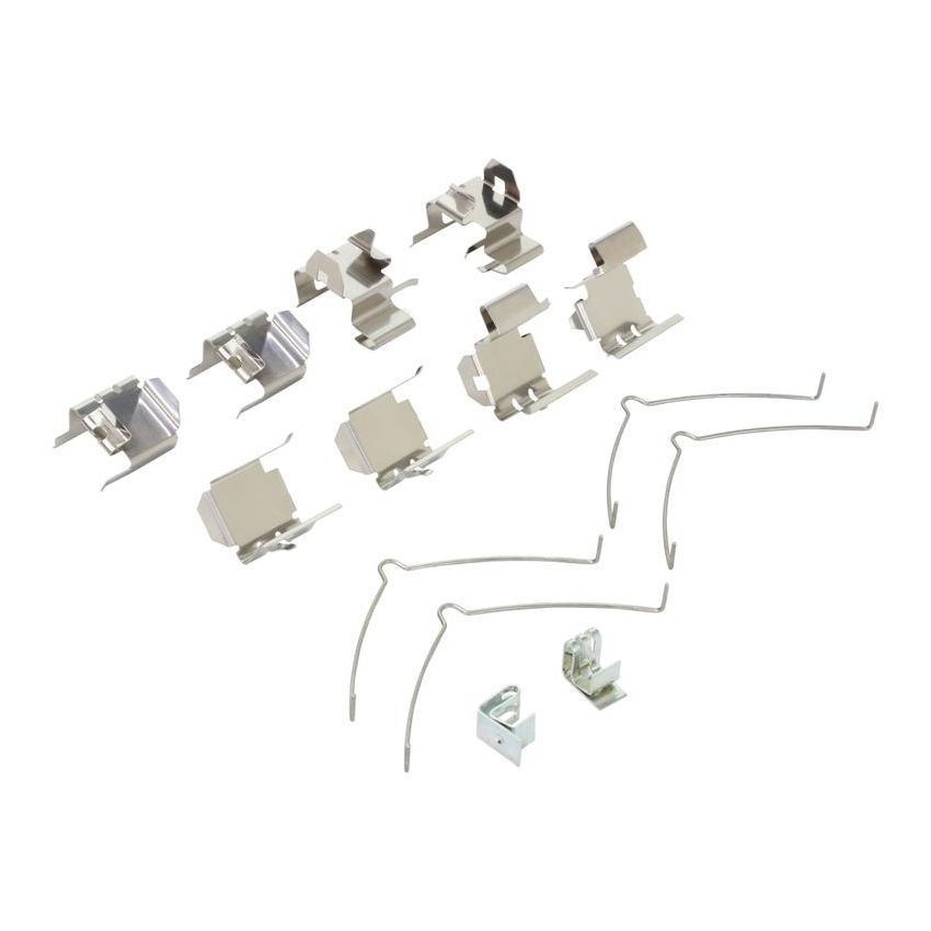 MPA 1001-0476M Quality-Built Premium Semi-Metallic Brake Pads w/ Hardware