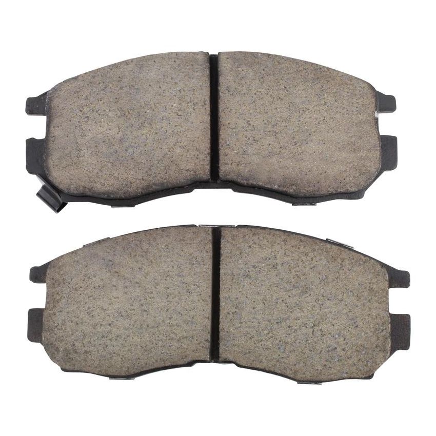 MPA 1001-0484M Quality-Built Premium Semi-Metallic Brake Pads w/ Hardware