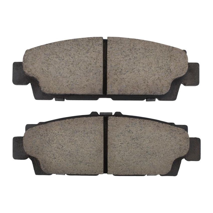 MPA 1001-0488M Quality-Built Premium Semi-Metallic Brake Pads w/ Hardware