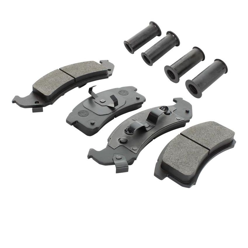 MPA 1001-0505M Quality-Built Premium Semi-Metallic Brake Pads w/ Hardware