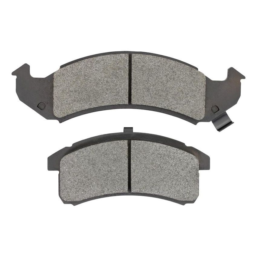 MPA 1001-0505M Quality-Built Premium Semi-Metallic Brake Pads w/ Hardware