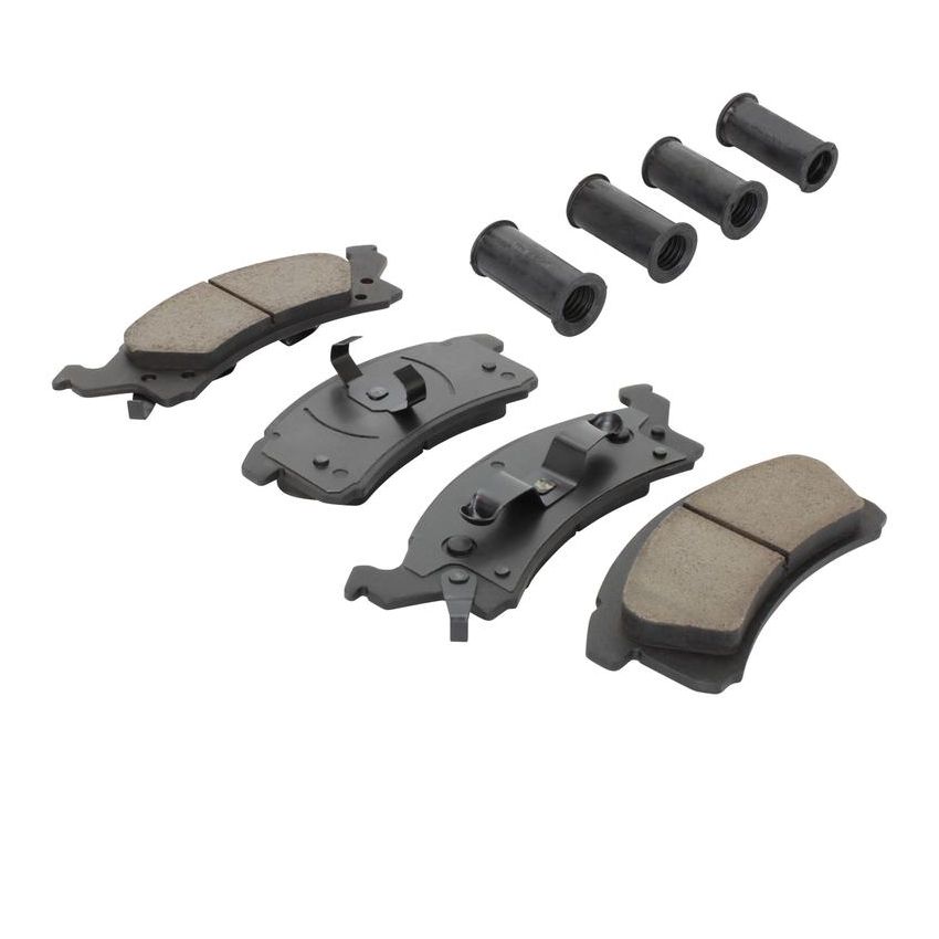 MPA 1001-0506M Quality-Built Premium Semi-Metallic Brake Pads w/ Hardware