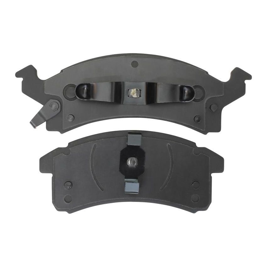 MPA 1001-0506M Quality-Built Premium Semi-Metallic Brake Pads w/ Hardware