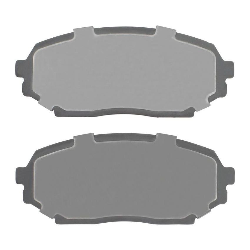 MPA 1001-0525M Quality-Built Premium Semi-Metallic Brake Pads w/ Hardware