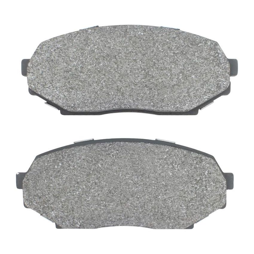 MPA 1001-0525M Quality-Built Premium Semi-Metallic Brake Pads w/ Hardware
