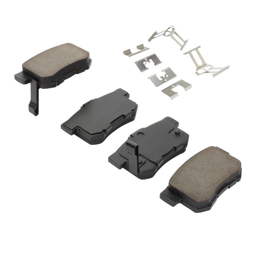 MPA 1001-0536AC Quality-Built Premium Ceramic Brake Pads w/ Hardware