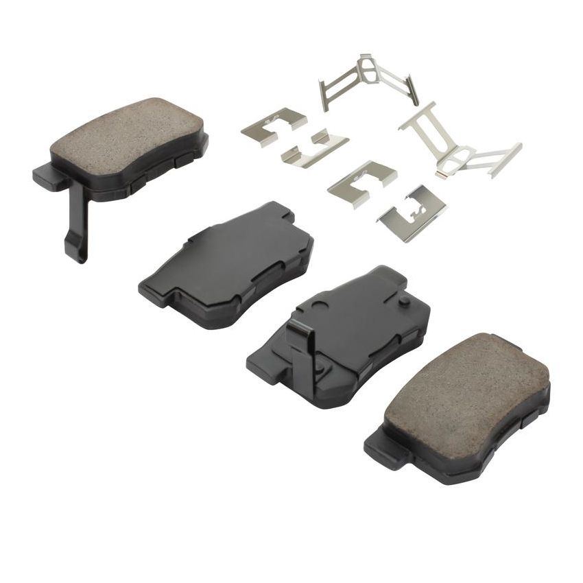MPA 1001-0536C Quality-Built Premium Ceramic Brake Pads w/ Hardware