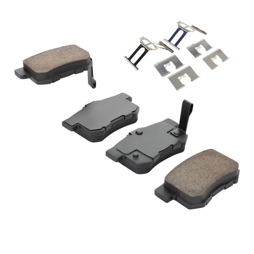 MPA 1001-0537BC Quality-Built Premium Ceramic Brake Pads w/ Hardware