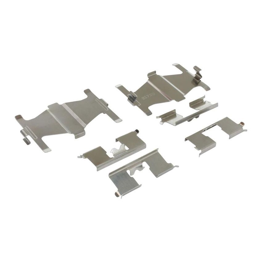 MPA 1001-0540M Quality-Built Premium Semi-Metallic Brake Pads w/ Hardware