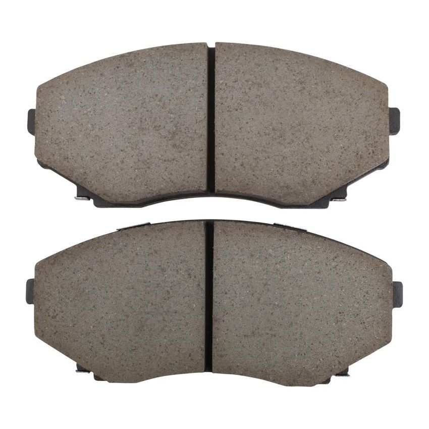 MPA 1001-0551M Quality-Built Premium Semi-Metallic Brake Pads w/ Hardware