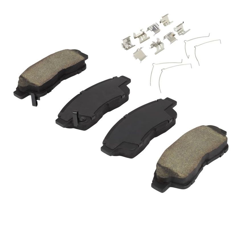 MPA 1001-0562M Quality-Built Premium Semi-Metallic Brake Pads w/ Hardware