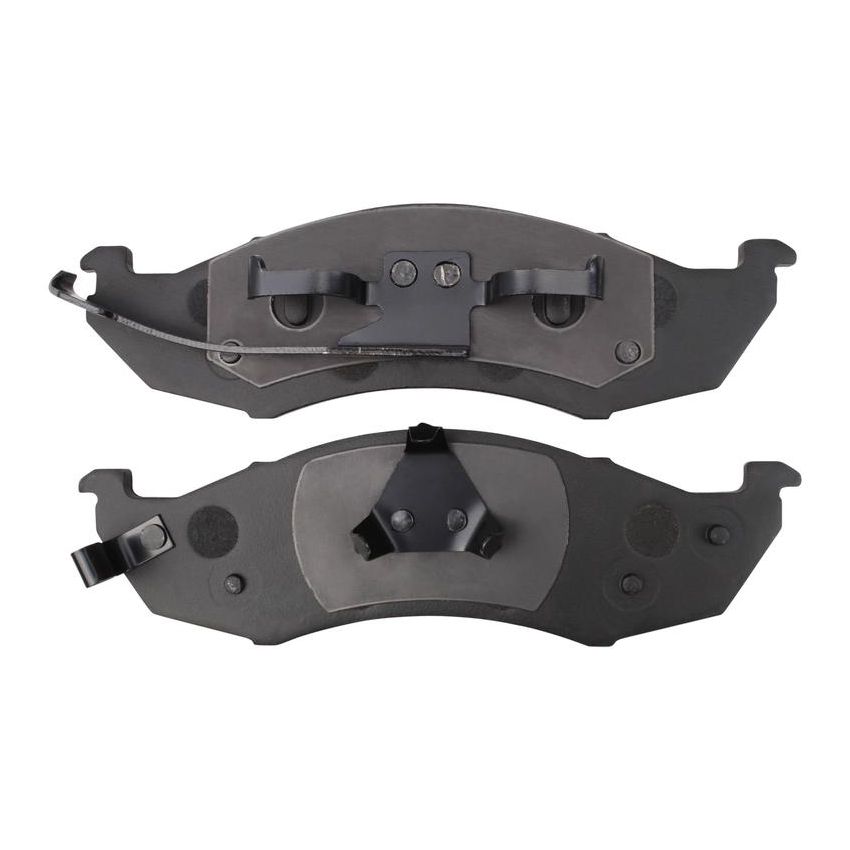 MPA 1001-0576M Quality-Built Premium Semi-Metallic Brake Pads w/ Hardware