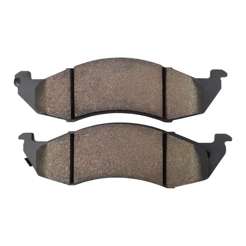 MPA 1001-0576M Quality-Built Premium Semi-Metallic Brake Pads w/ Hardware