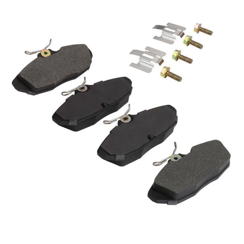 MPA 1001-0599M Quality-Built Premium Semi-Metallic Brake Pads w/ Hardware