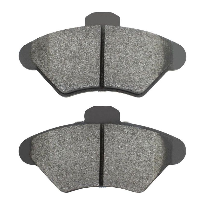 MPA 1001-0600M Quality-Built Premium Semi-Metallic Brake Pads w/ Hardware