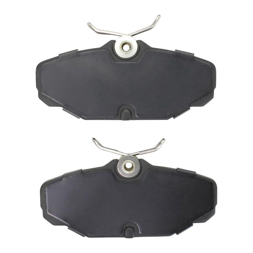 MPA 1001-0610M Quality-Built Premium Semi-Metallic Brake Pads w/ Hardware