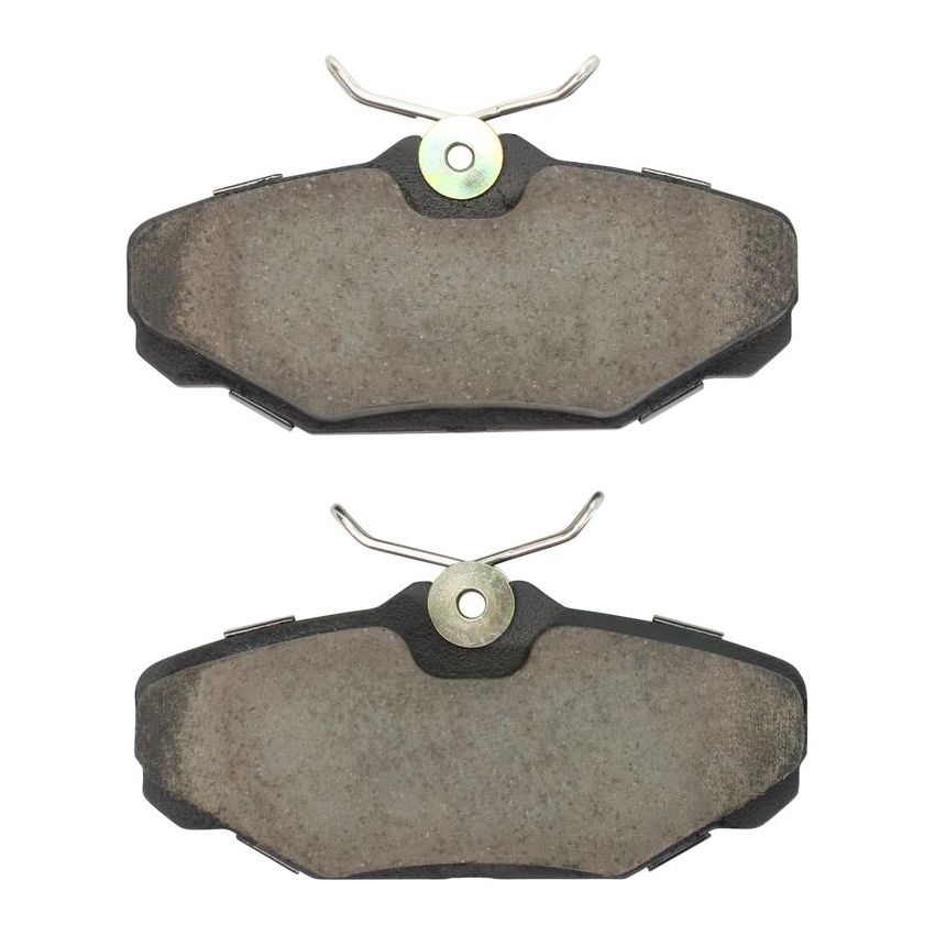 MPA 1001-0610M Quality-Built Premium Semi-Metallic Brake Pads w/ Hardware