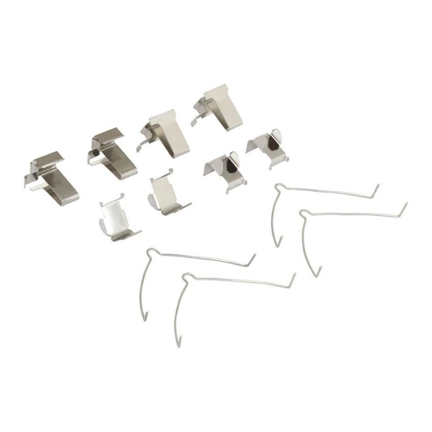 MPA 1001-0615M Quality-Built Premium Semi-Metallic Brake Pads w/ Hardware