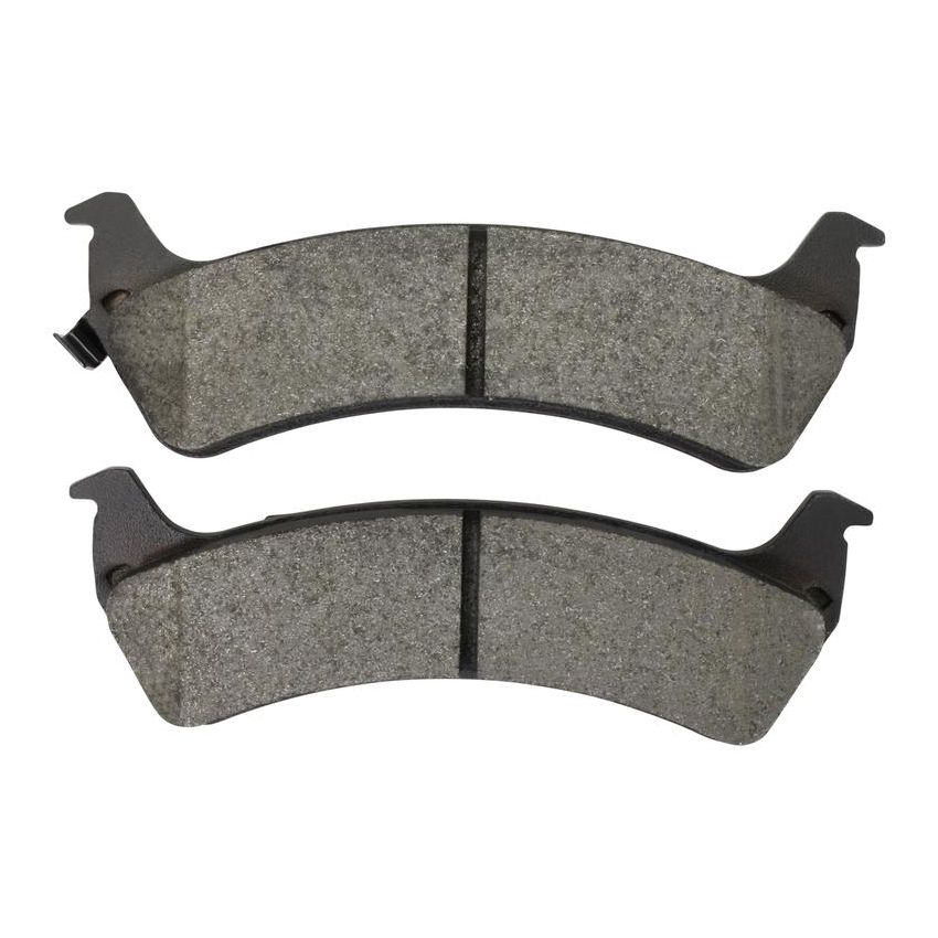 MPA 1001-0625M Quality-Built Premium Semi-Metallic Brake Pads w/ Hardware