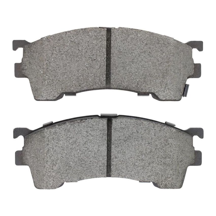 MPA 1001-0637M Quality-Built Premium Semi-Metallic Brake Pads w/ Hardware