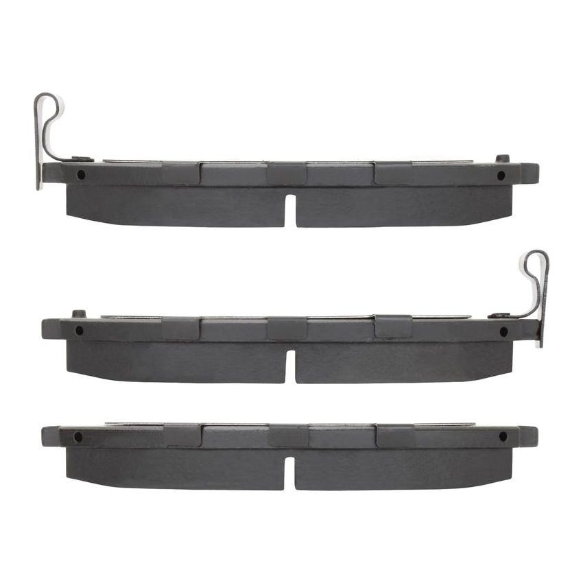 MPA 1001-0653M Quality-Built Premium Semi-Metallic Brake Pads w/ Hardware