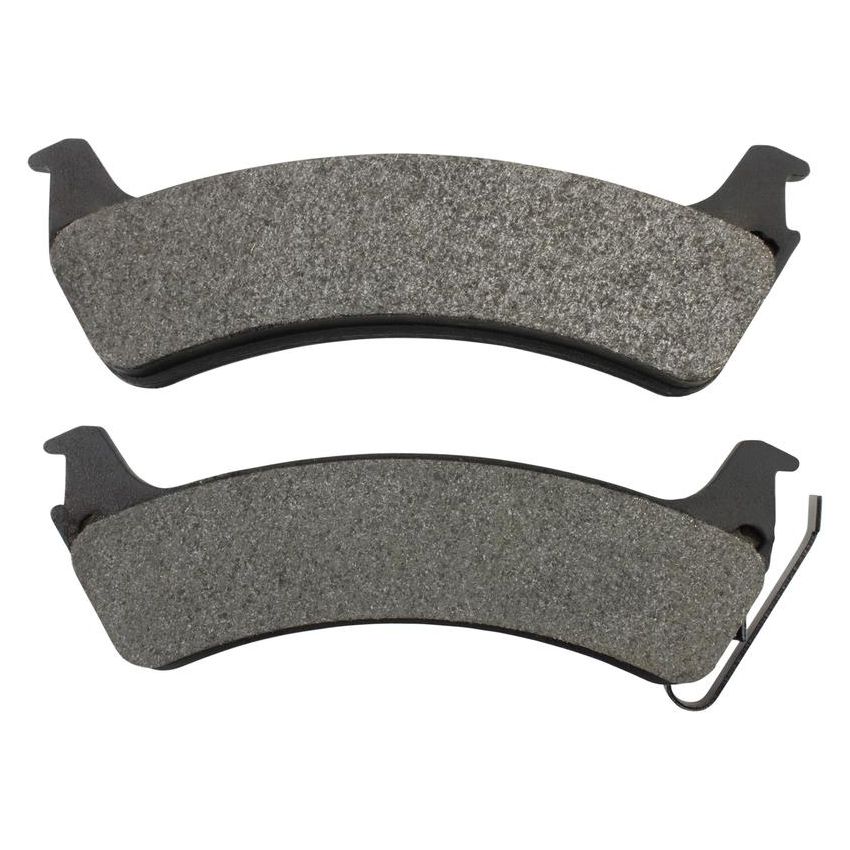 MPA 1001-0664M Quality-Built Premium Semi-Metallic Brake Pads w/ Hardware
